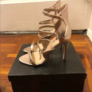 Shoes | New Forever2 Rose Gold Heels 